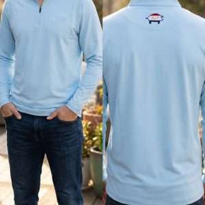 Quarter Zip - Blue