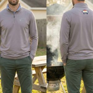 Quarter Zip - Gray
