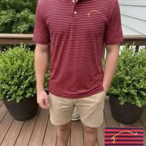 Polo - The Pelican (Red, Navy)